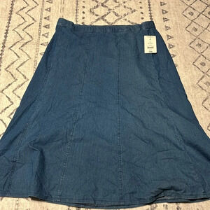 White Stag Blue Maxi Skirt